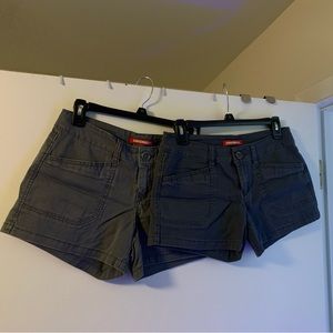 Unionbay shorts. 2 pair gray